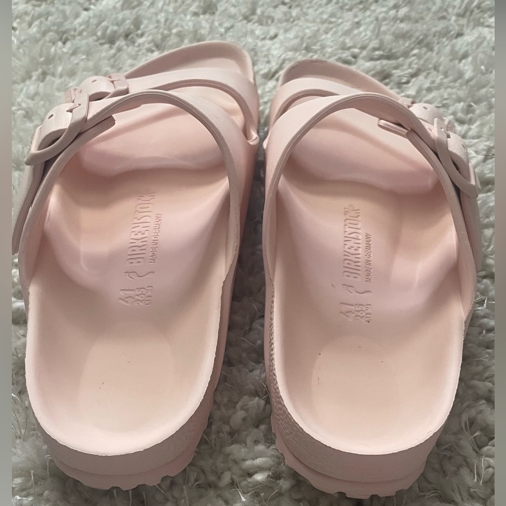 Birkenstock Arizona Stealth Buckle Sandals in Light Rose Size 41 - Picture 5 of 12
